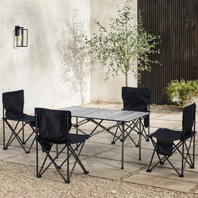 Patio Dining Set with Rectangular Table