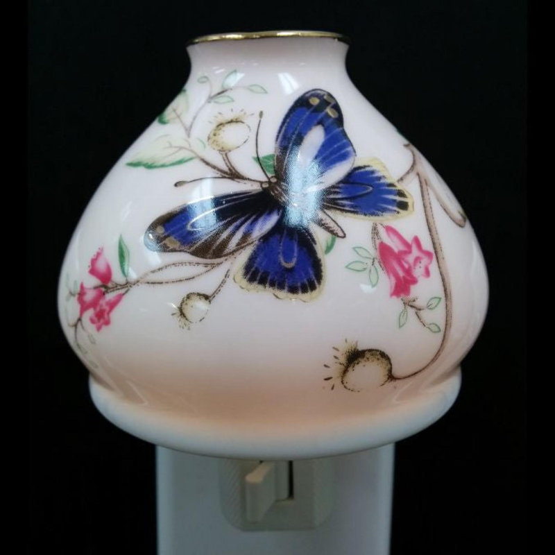 Veilleuse papillon bleue