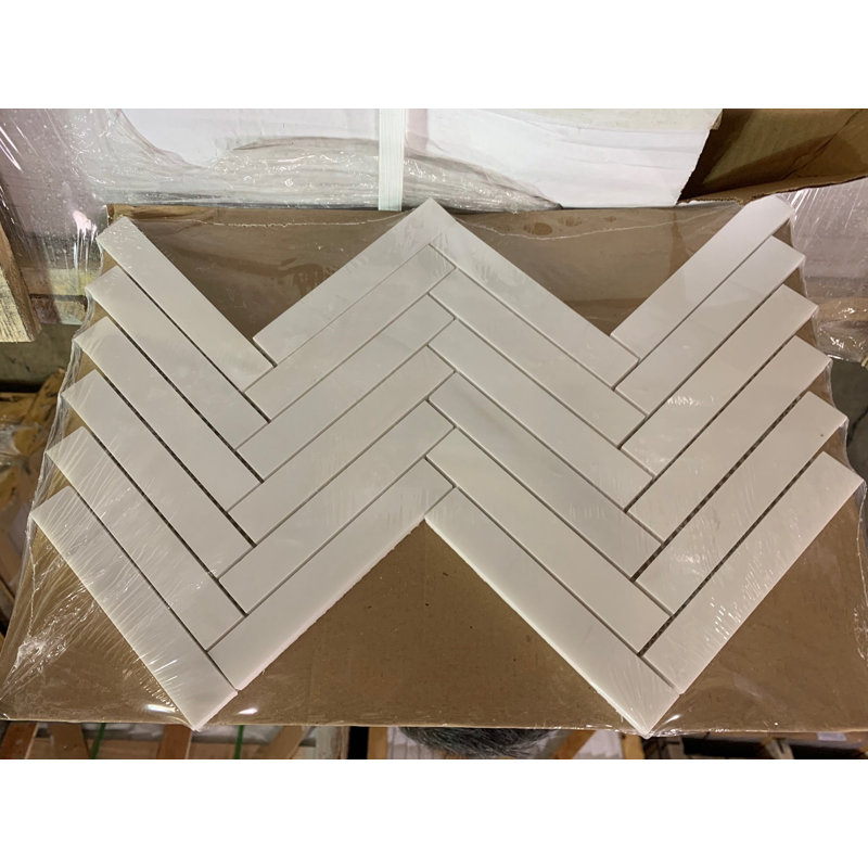 Marble Chevron Mosaic Wall & Floor Tile