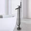 Robinet de baignoire autoportant monocommande à fixation au sol avec douche à main-60181703