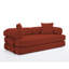 Lit-couchette pliable 3-en-1 de 78,5 po à 5 places en 1 bricolage, velours côtelé ergonomique 51