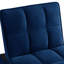 Lit multifonctionnel 4 en 1, bleu marine. Deux réglables. Chaise confortable. Gain de place. Velours haut. Cadre. Conception coulissante sans effort. Dormez. Fabrication. Saver. Simple-951620556
