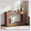 Canapé d'entrée moderne, console en bois-1077710476