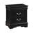 3pc King Bedroom Set, Black, 2 Nightstands