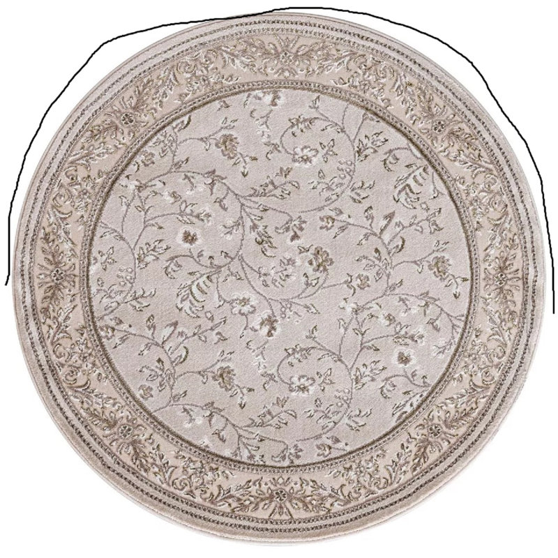 Oriental Area Rug, Round 120 cm