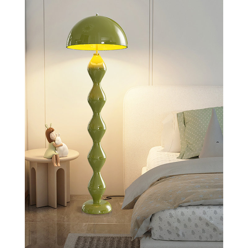 Minimalist High-end Artistic Wrought Iron Floor Lamp, Green, Green