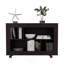 Console console, 5 tablettes, 4 roulettes-128964638
