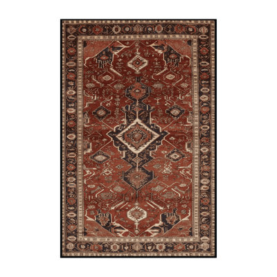 Tapis brun lavable à la machine
