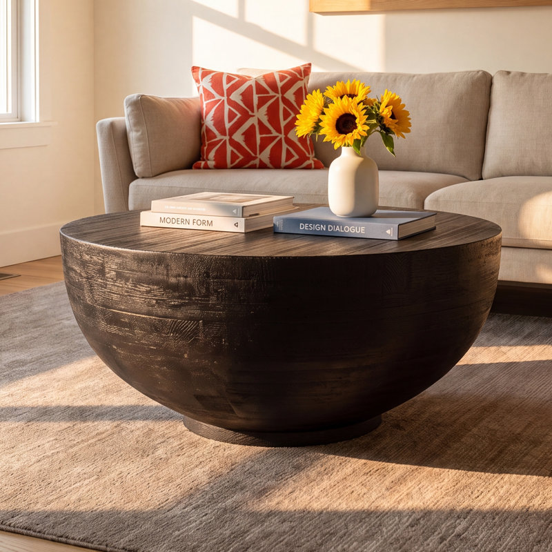 Moreno Solid Wood Single Coffee Table