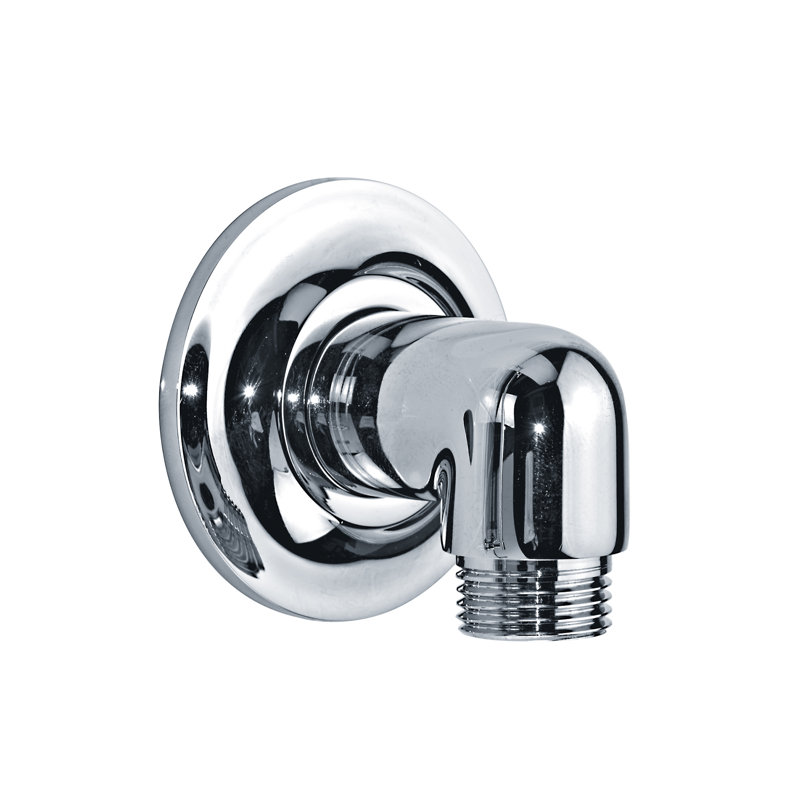 Classic Black Apron Rose Handheld Shower Head, Polished Chrome