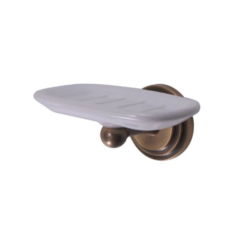 Milano Manhattan Soap Dish, Vintage Nickel