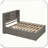 Platform Bed Storage Headboard Eight Drawers Practical Functional Space-Saving Design,Queen