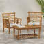 2 CHAISES CLUB CAYDON + TABLE