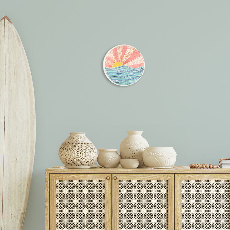Plaque murale Fine In The Sunshine, design par Dina June