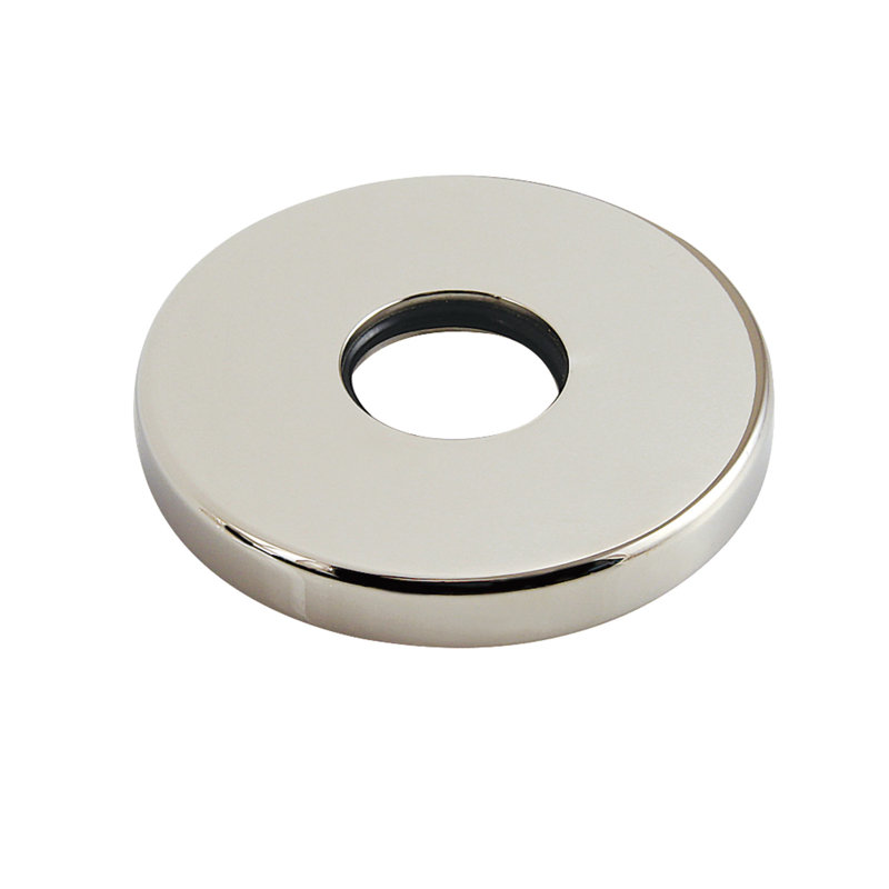 Kingston Brass Round Shower Arm Flange, Polished Nickel
