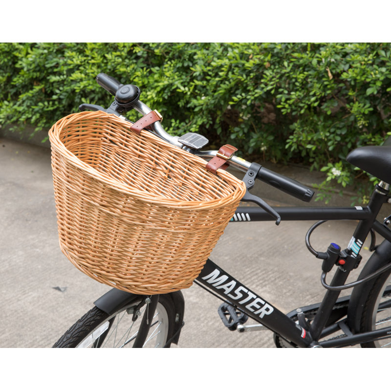 Panier de vélo en osier