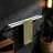 Stainless Steel Wall Mount Towel Bar Holder for Bathroom - Heavy Duty 4-Sided Integrated Design with Matte White Finish - Easy Installation Towel Rack Hanger-135404125