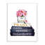 « styleing designer fleurs bookstack blue gold », peinture-45197354-45197356