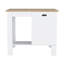 Îlot de cuisine, armoire à une porte, tablette
