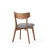 Putnam Upholstered Dining Chairs with Curved Back & Rubberwood Legs -298005055-322568970
