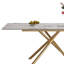 Table de salle à manger rectangulaire 59 po avec rallonge rétractable 59 po