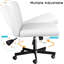 Chaise de travail pivotante en tissu Caelie-105049649