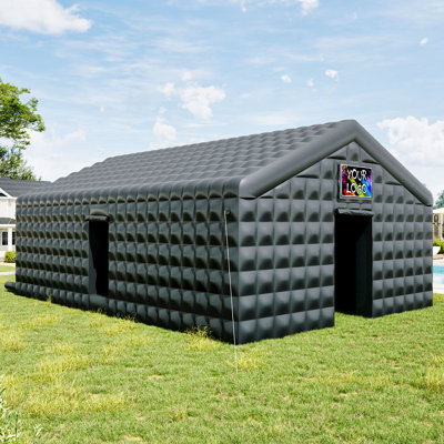 Large Black Inflatable Night-Club Tent for Adults with Two Side Doors