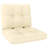 vidaXL Pallet Cushion Set of 2 Cream 100% Polyester 19.7 x 19.7 in-1129095693-1129095681-1206389744