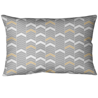 Coussin lombaire à chevrons