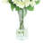 Hydrangea Arrangement in Glass Vase