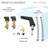 Carre 8 in. Widespread, 2-Handle, Bathroom Faucet-51342148