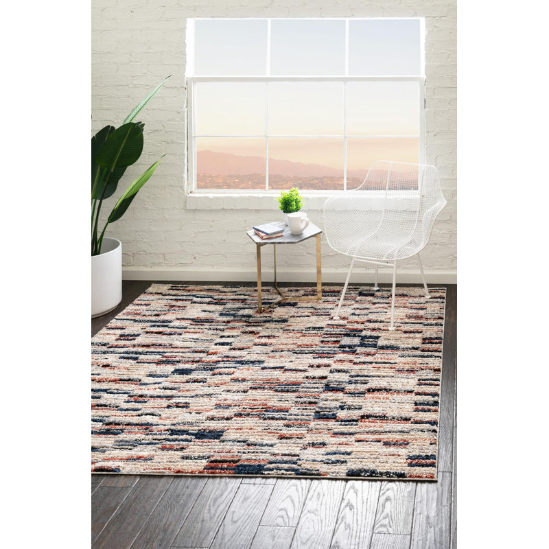 Tucson Abstract Indoor Rug, Square 6'