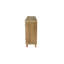 Armoire d'appoint 59 po en bois naturel, 4 portes, finition brune, optimisation du rangement de la salle à manger