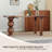 Solid Wood Walnut Wood brown Dining Table-107971825