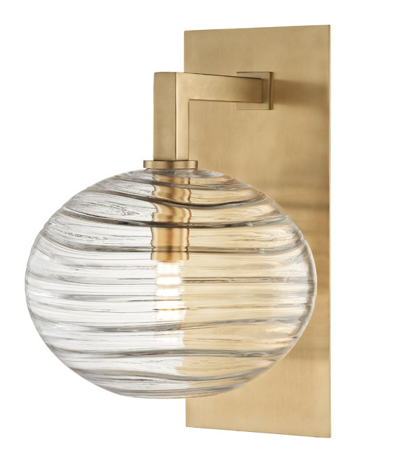 Breton 1 - Light Armed Sconce, Aged Brass