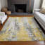 Tapis intérieur / extérieur jaune lavable à la machine Xhevrie-1319414315