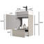 Meuble-lavabo rayé gris en cachemire 20 po avec lavabo en céramique, armoire de salle de bain autoportante pour salle de bain moderne, KD-466666199
