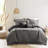 Grey King Corduroy Bedspread - Stylish, Design 7 Coverlet Soft Fabric, Elegant Look-121168285