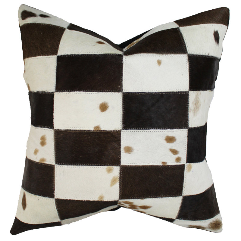 Geometric Feather Throw Pillow