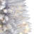 White Artificial Christmas Tree with Pre-Strung Lights