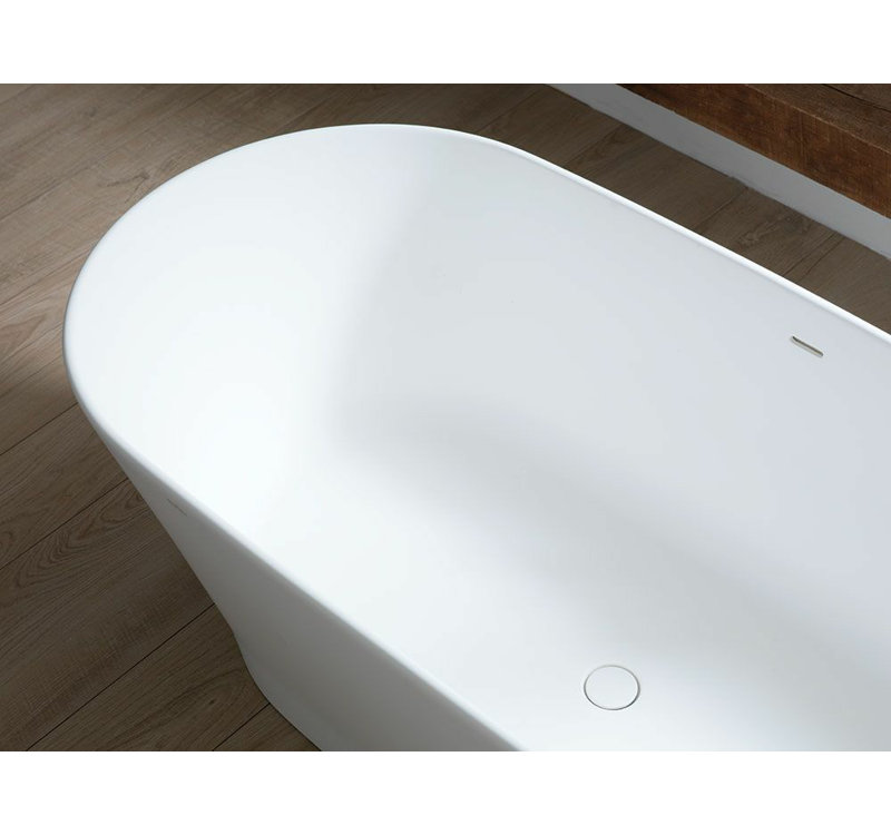 Slim Krion® 67'' L Freestanding Soaking Bathtub