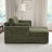 63.4" W Slipcovered Upholstered Chenille Chaise Lounge-1047995099
