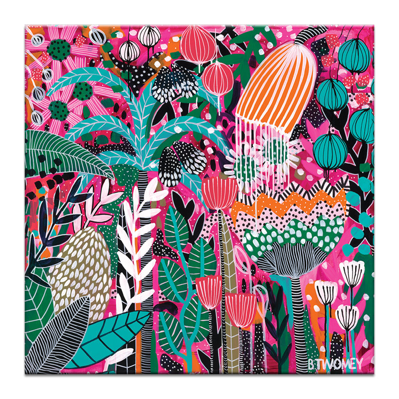Speak Your Mind by B.Twomey - Print, Wrapped Canvas, 80cm H x 80cm W x 6.4cm D