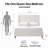 Albree Hoppe Modern Upholstered Platform Bed With Wingback Headboard-2010902663-2010902657