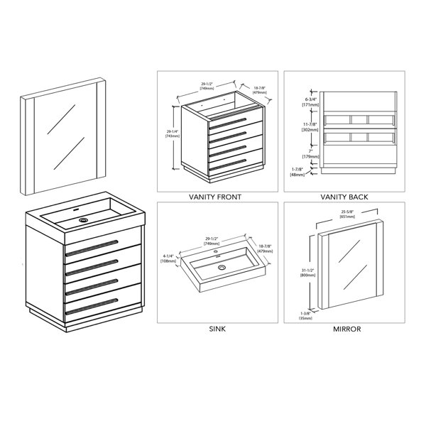 Dimensions du produit