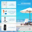 Plateforme flottante gonflable Outsunny