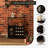 Wine Bar Rack Cabinet with Light, Adjustable Shelves Coffee Bar Cabinet