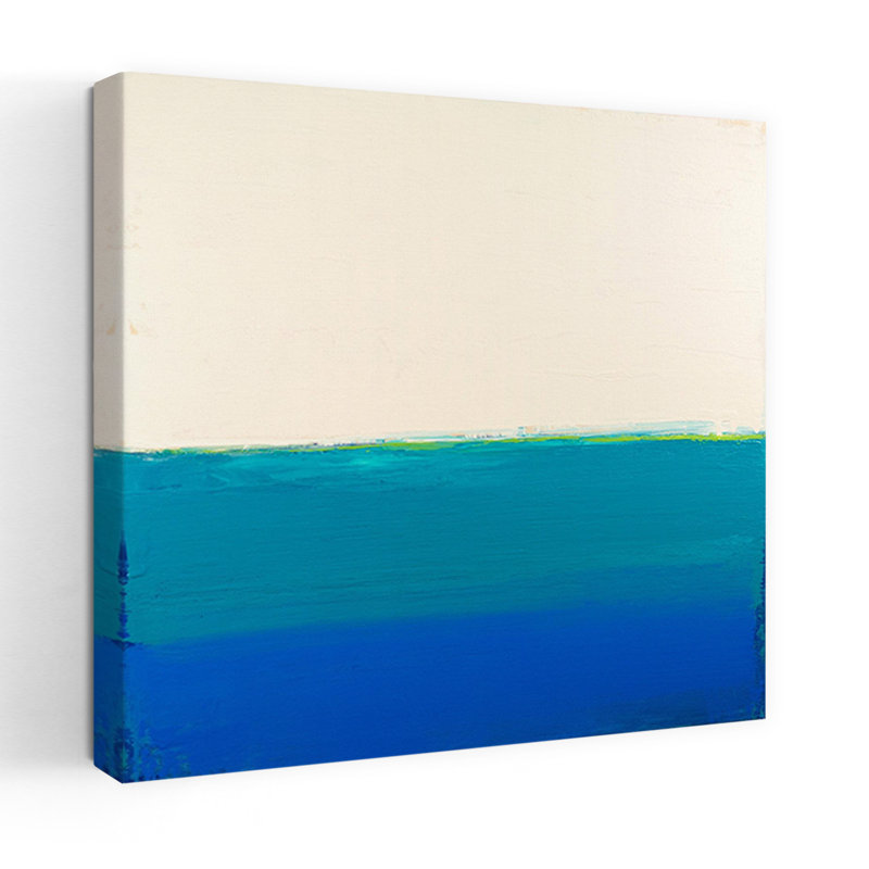 Art contemporain abstrait au-dessus et au-dessous, H 18 po x l 18 po