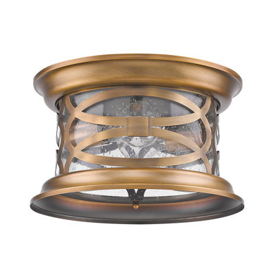 Glaucia Glass Flush Mount