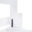 Lit mural blanc double / grand, lit combiné et bureau avec charnières hydrauliques, peu encombrant pour les petites pièces multifonctionnelles, confortable, zones de soutien de 600 lb,